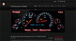 Desktop Screenshot of performancepinball.com