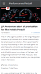 Mobile Screenshot of performancepinball.com